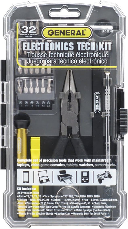 661 Electronics Tech Repair Kit 32 Piece
