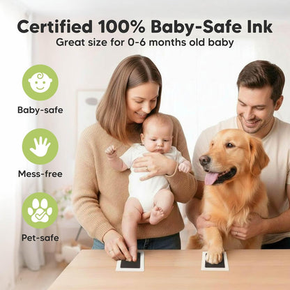 4Pack Inkless Baby Hand ,Footprint Kit