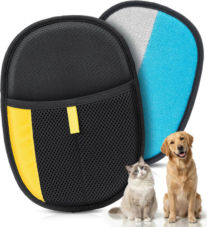 Pet Hair Removal Glove for Dogs & Cats 