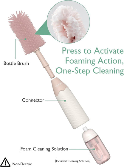 Bottle Brush Kit with Push-Press Foam