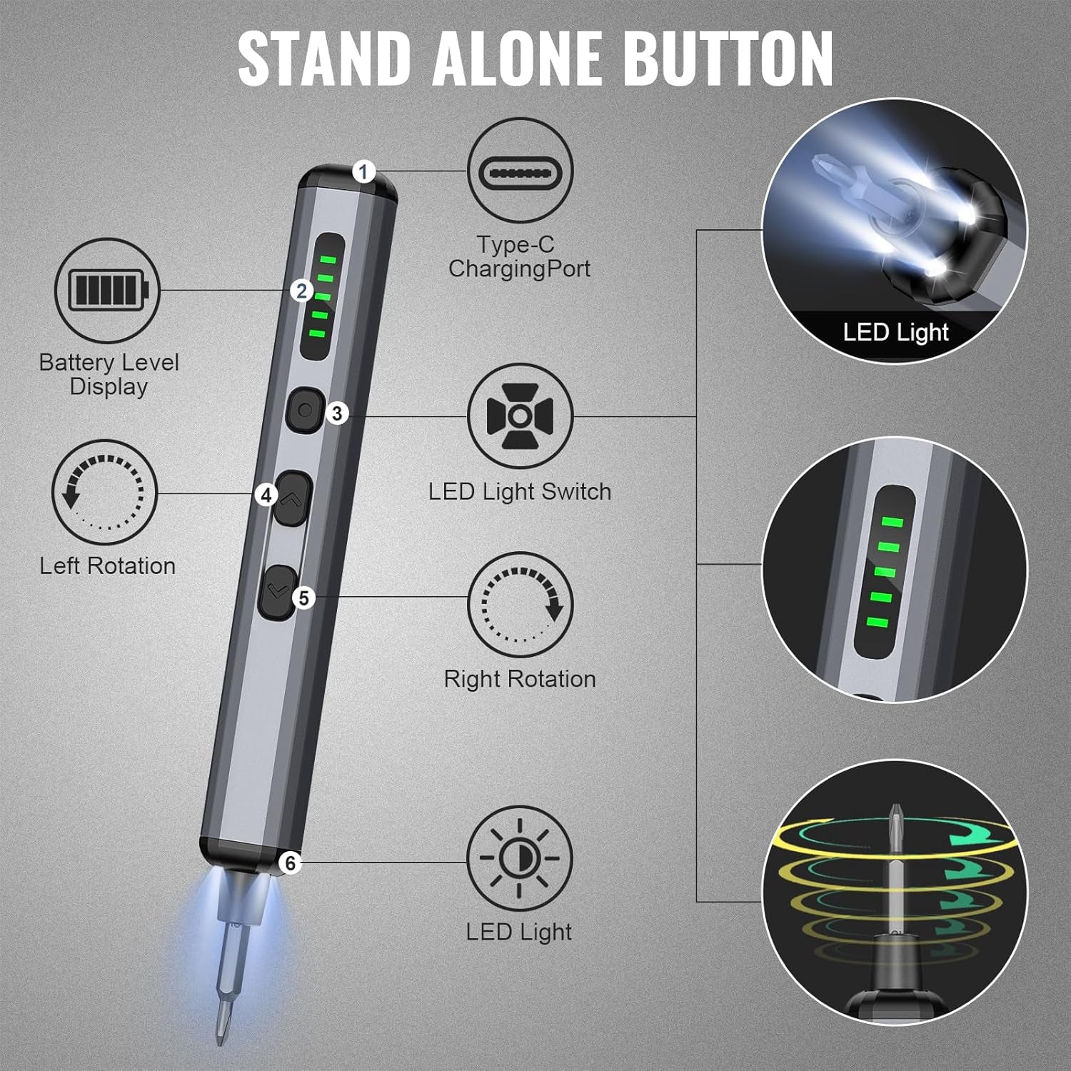 Mini Electric Screwdriver3.7V Precision 