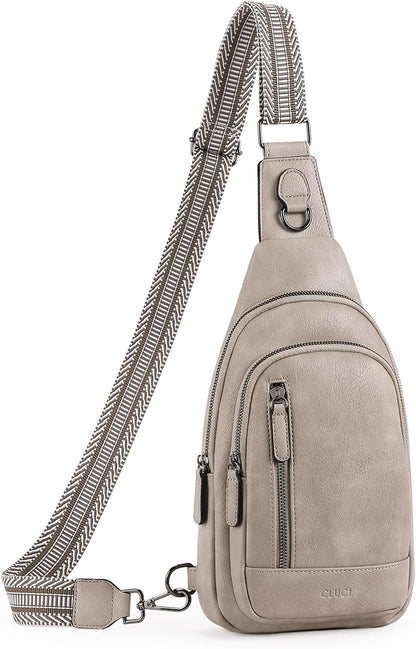 Crossbody Bags for Women Men,Leather 