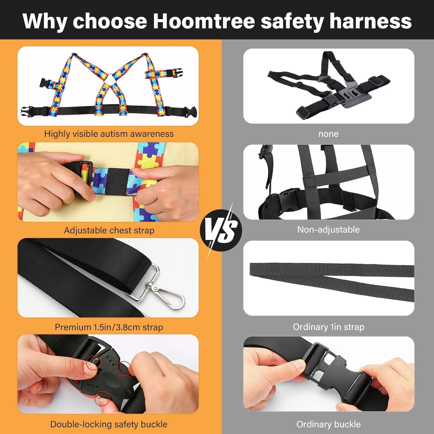 Safety Harness Leash for Special Needs