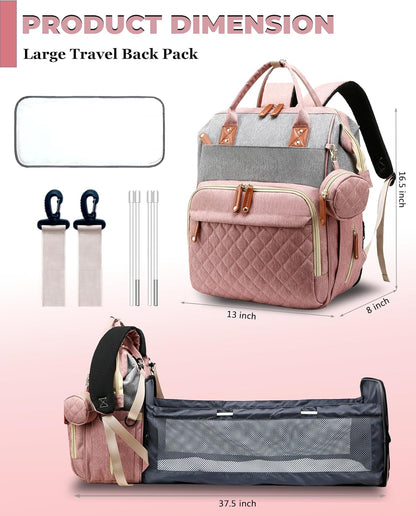 Diaper Bag Backpack with Changing Statin