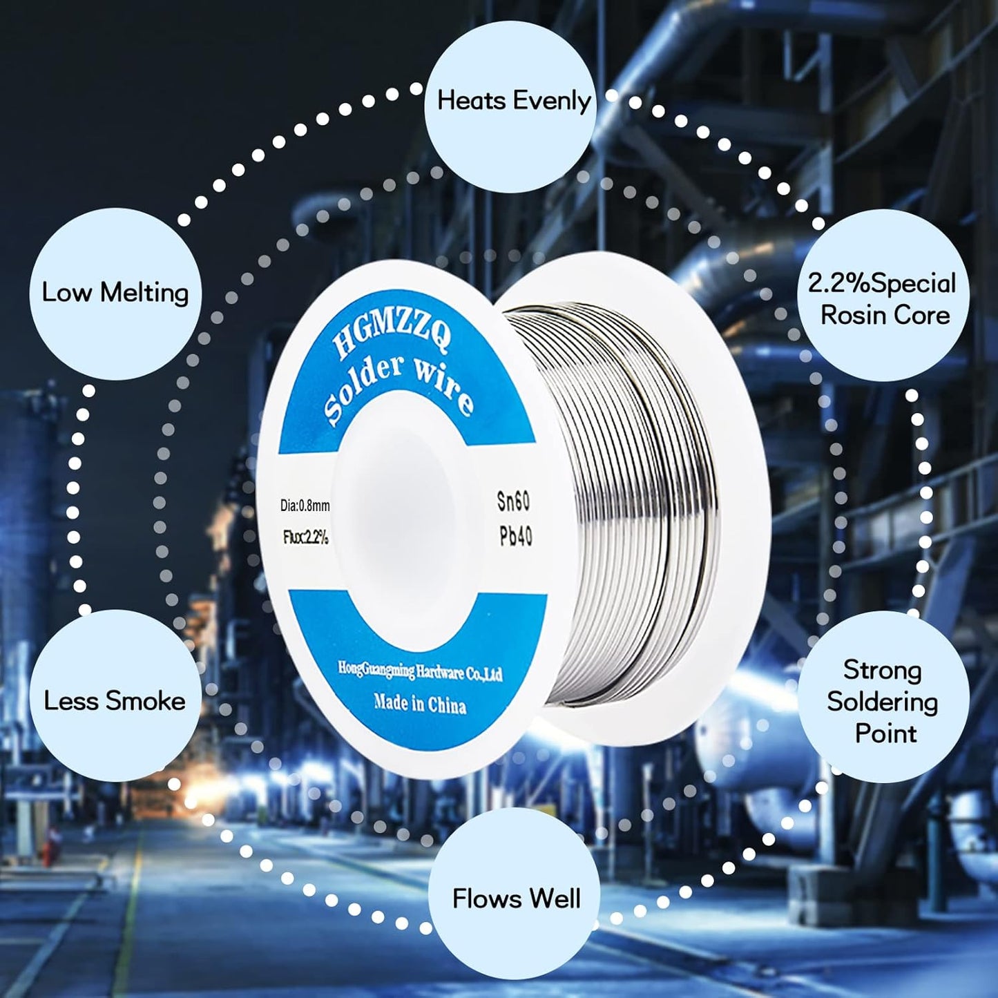 60/40 Tin Lead Solder Wire with Rosin