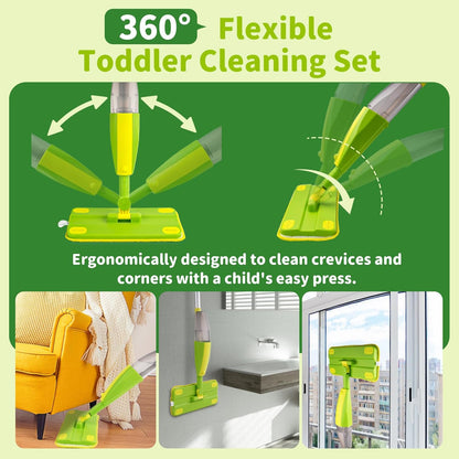 Kids Spray Mop, Fun & Functional Toddler