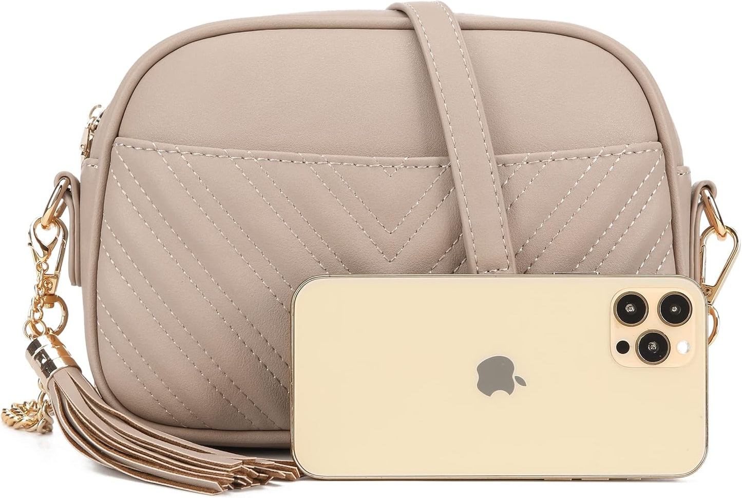 Quilted Crossbody Bag | Shoulder Purse.