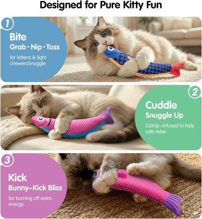 Cat Toys With[5000Mg A+Natural Catnip