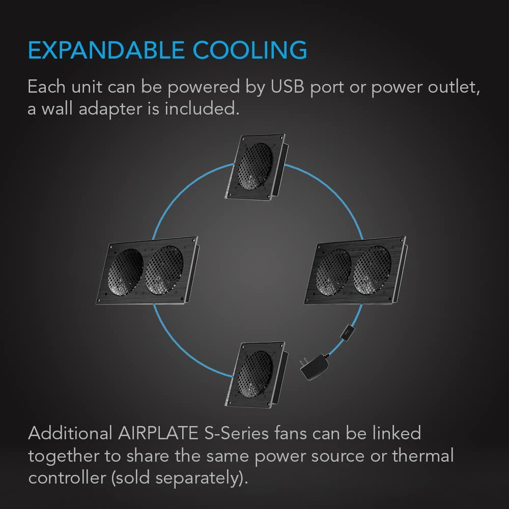 AIRPLATE S5, Quiet Cooling Fan System 8