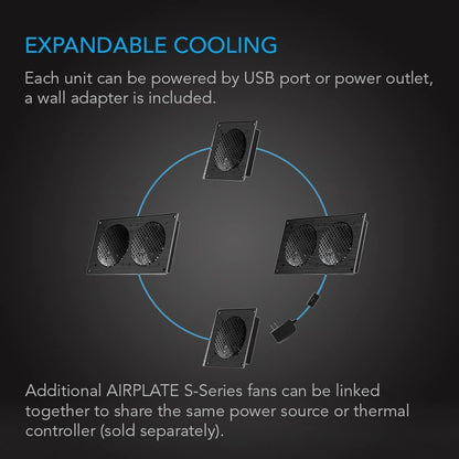 AIRPLATE S5, Quiet Cooling Fan System 8