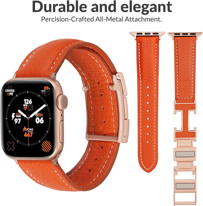 Leather Magnetic Band Compatible 