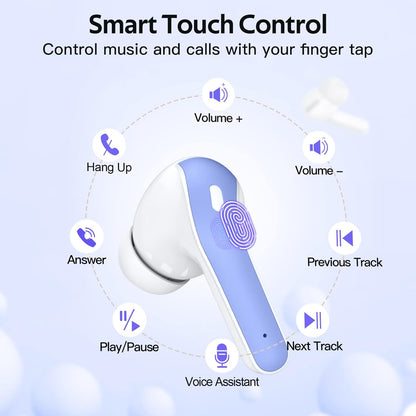 Bluetooth Headphones True Wireless 