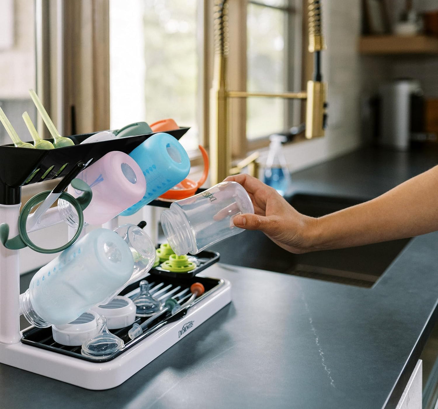 Baby Bottle Drying Tower, Stand-Up 
