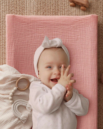 Muslin Changing Pad Cover for Baby Girls