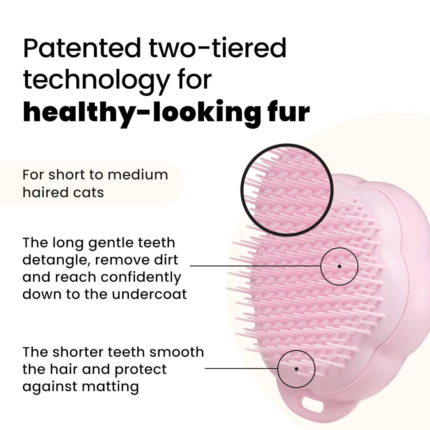 by  Cat Brush,De-Shedding Cat Hair Brush