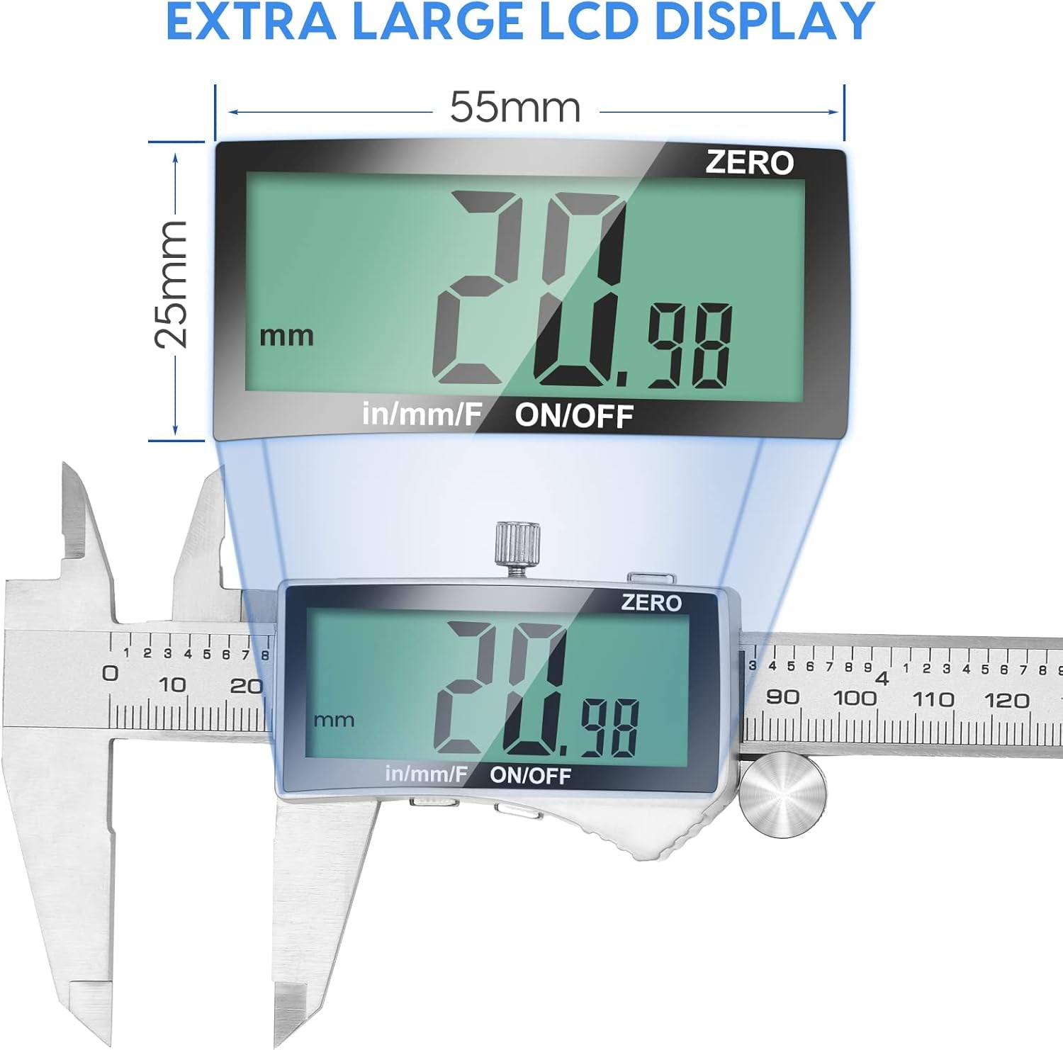 Digital Caliper, 6 Inch Caliper Tool