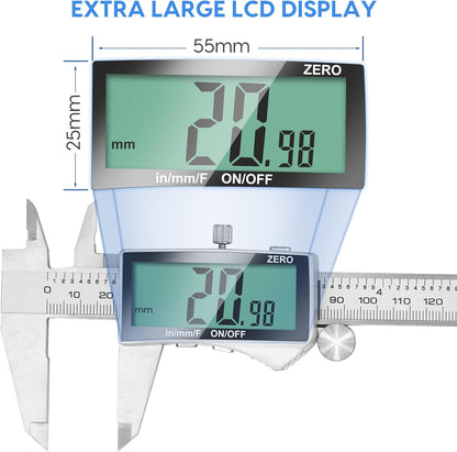 Digital Caliper, 6 Inch Caliper Tool