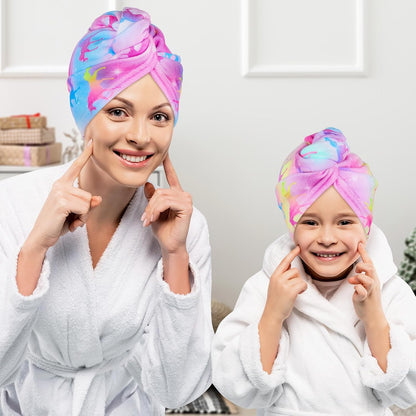 Microfiber Hair Towel Wrap for Kids