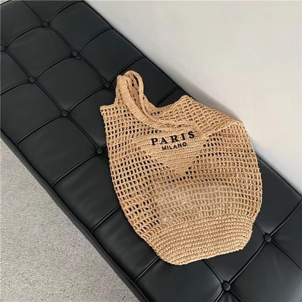 New Woven Bag Straw Mesh Tote Bag, Beach