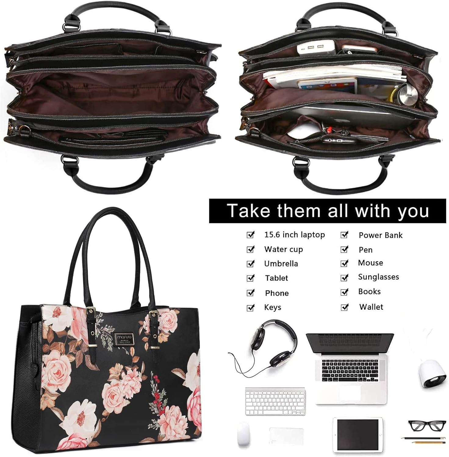 Laptop Tote Bag Compatible with Macbook