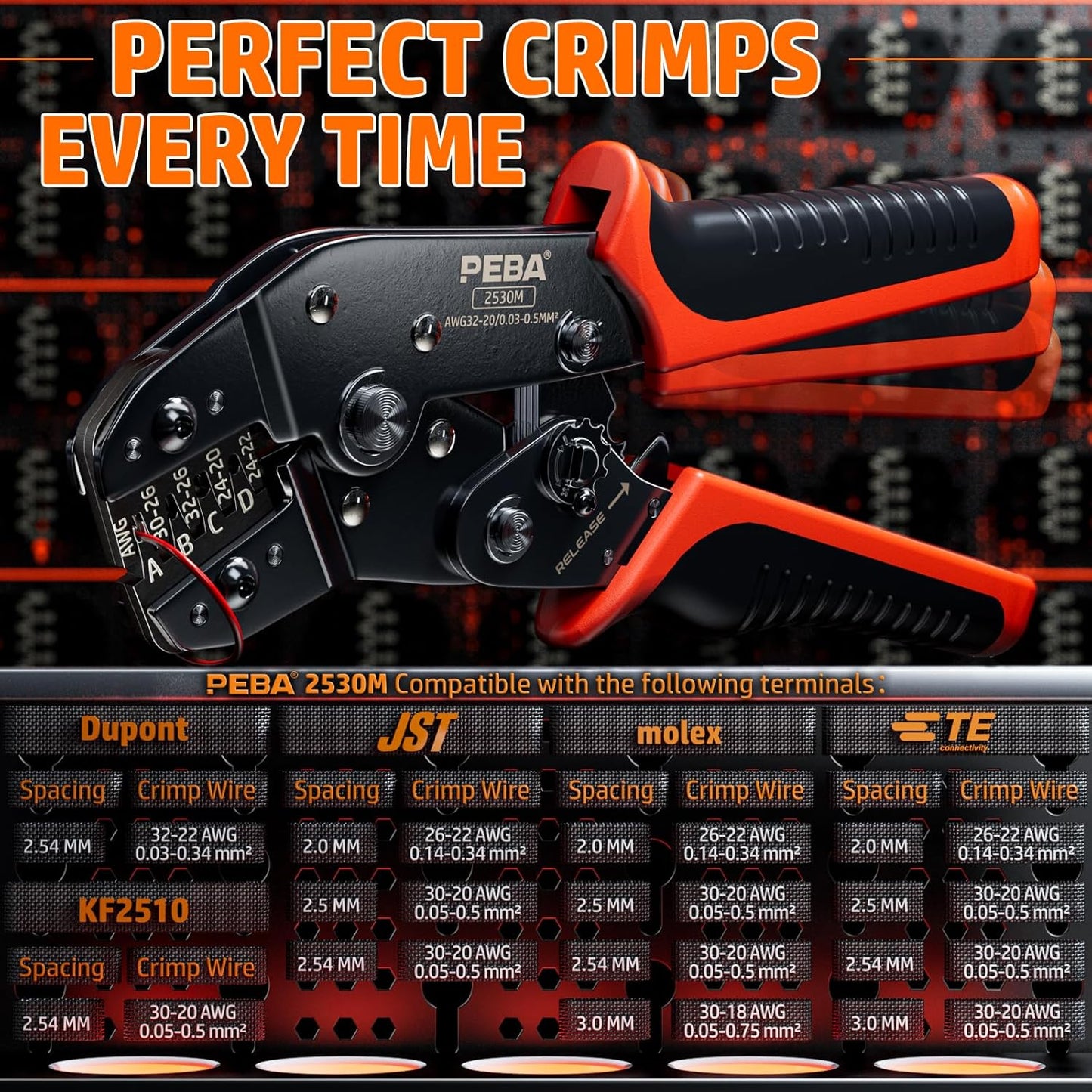 Crimping Tool and Dupont Connector Kit