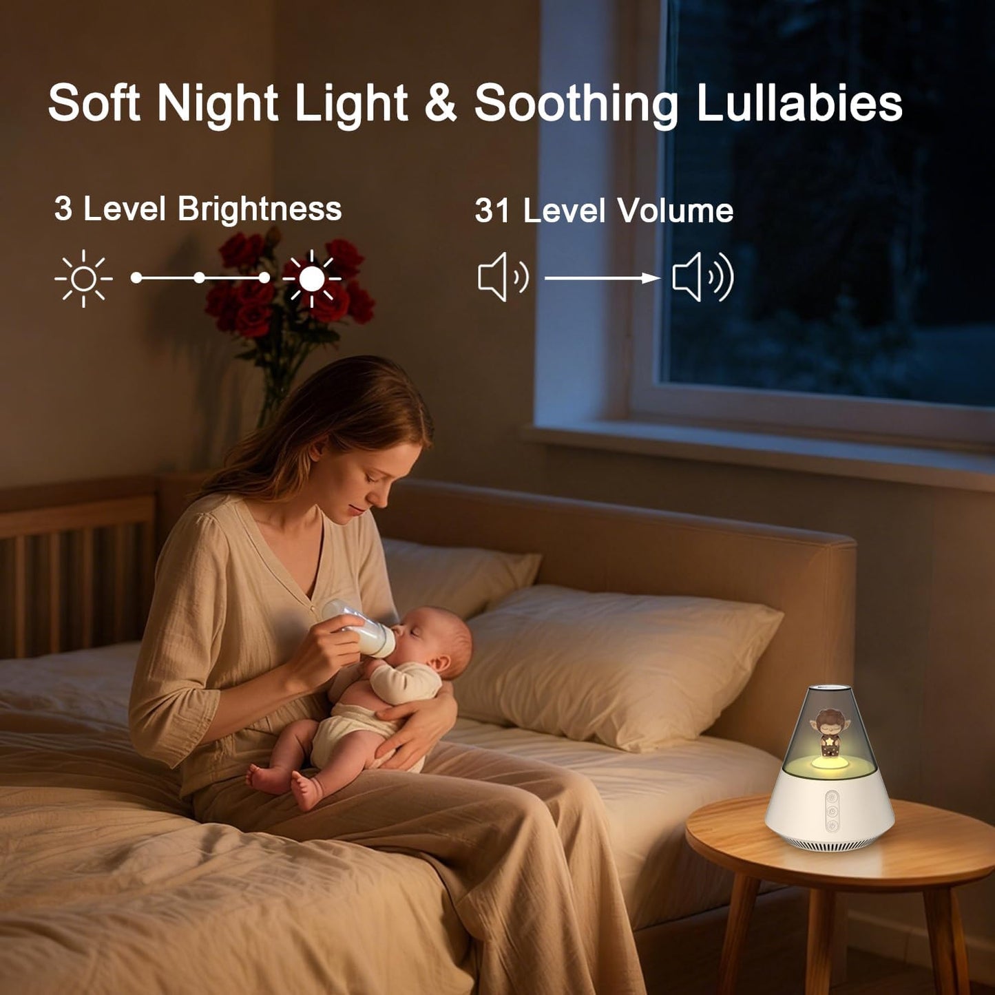 Baby & Kids Sound Machine with Night 