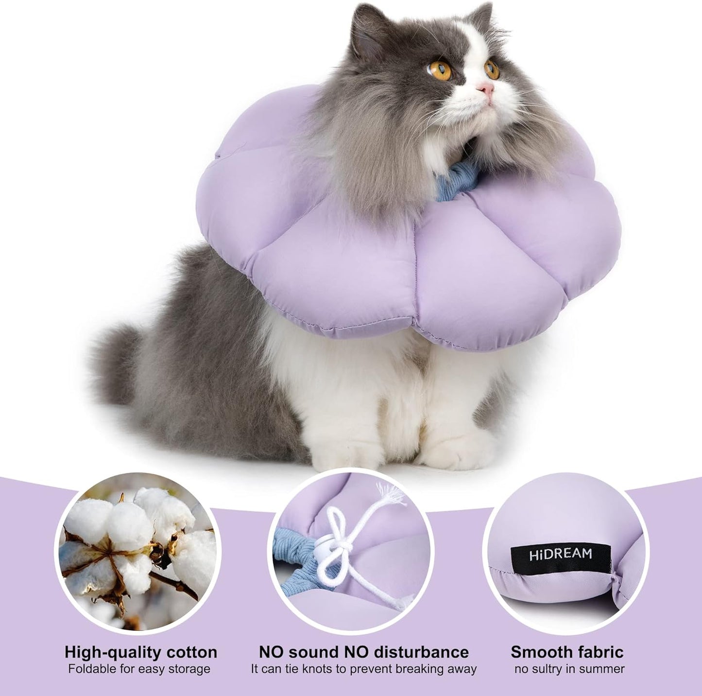 Cat Cone Collar,Cute Waterproof Cat
