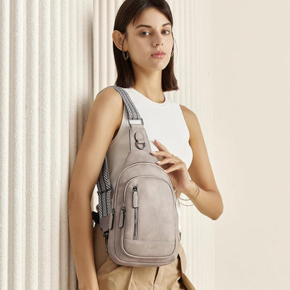 Crossbody Bags for Women Men,Leather 