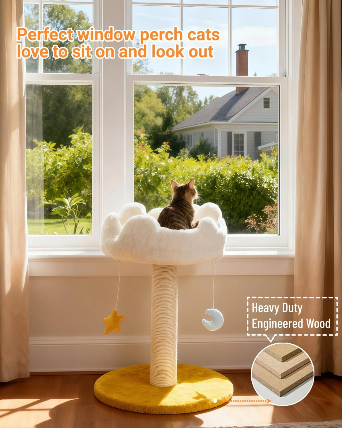 Cloud Cat Tree, Cat Scratching Post 