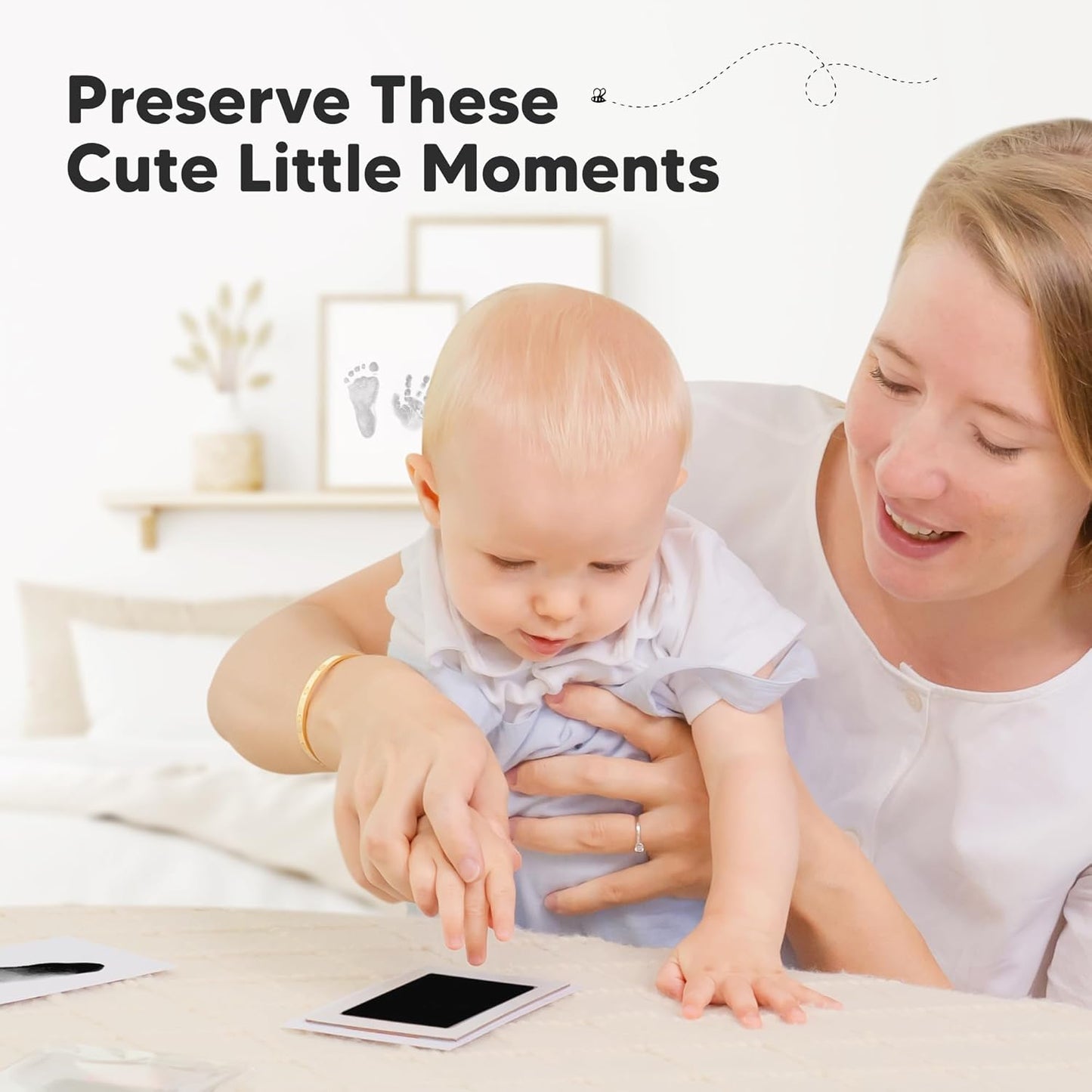 4Pack Inkless Baby Hand ,Footprint Kit