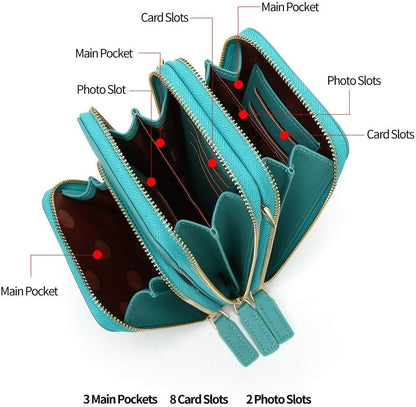 Small Leather Crossbody Bag for Women 