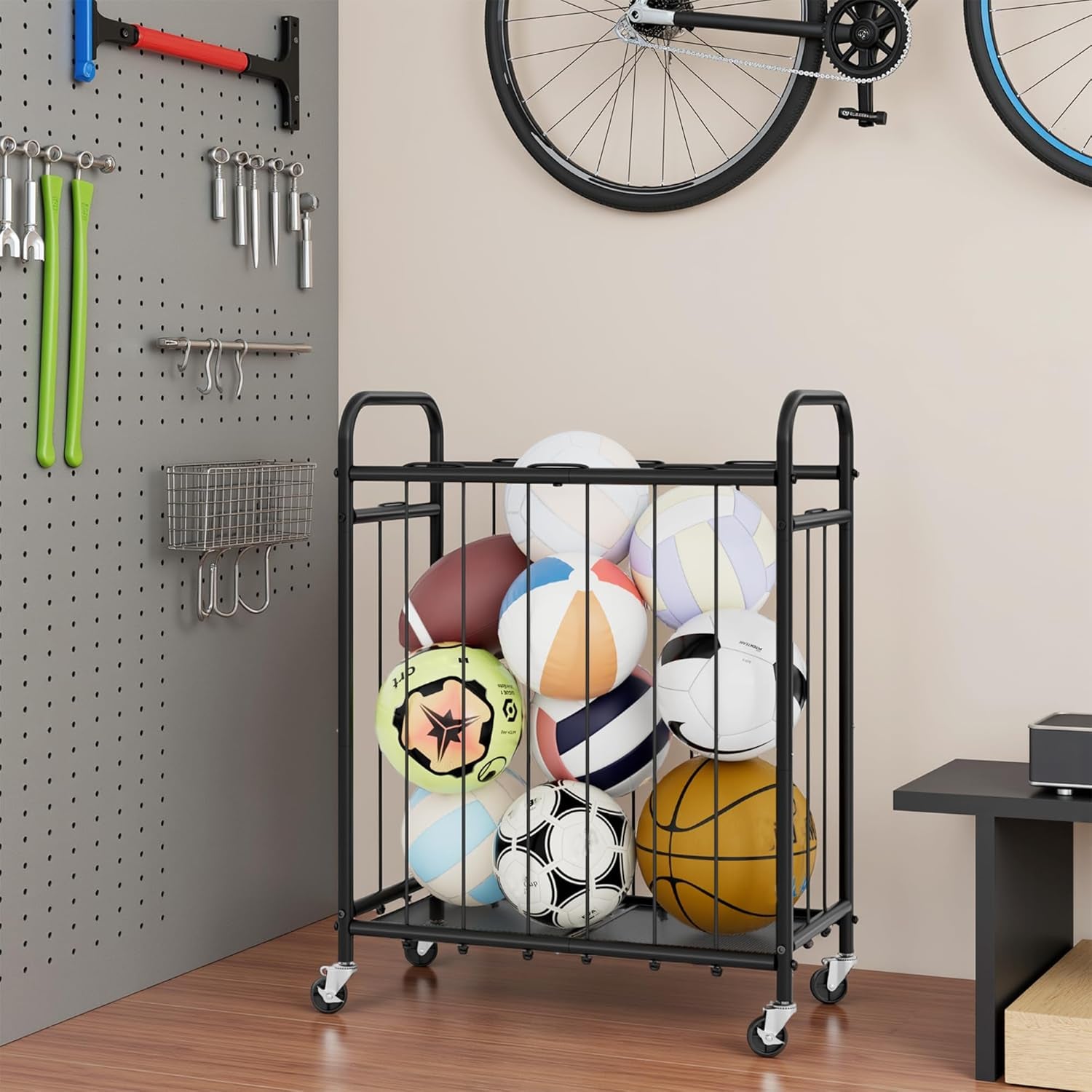 Ball Storage with Wheels, Ball Cart 