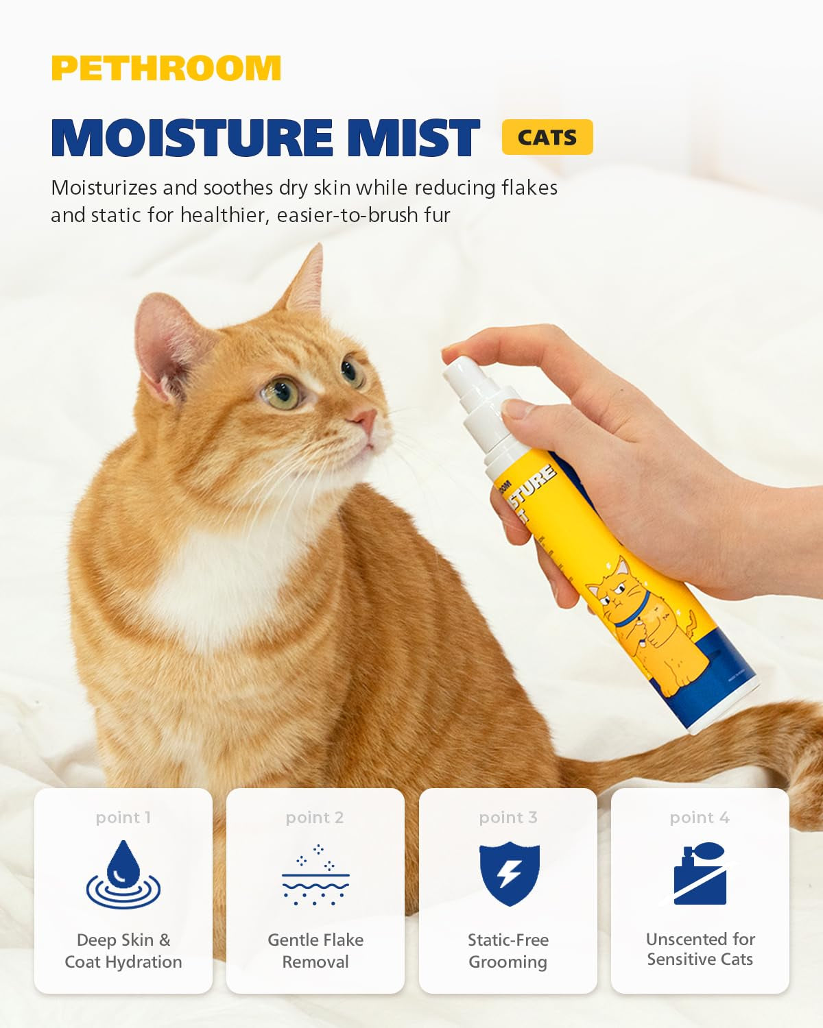 ] Unscented Cat Moisture Mist – Natural