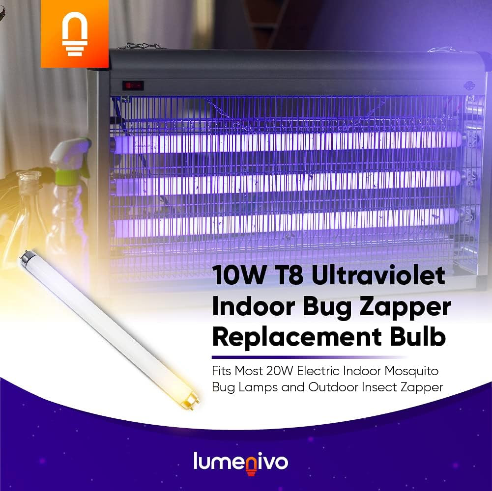 F10T8/BL Bug Zapper Light Bulbs 10 Watt