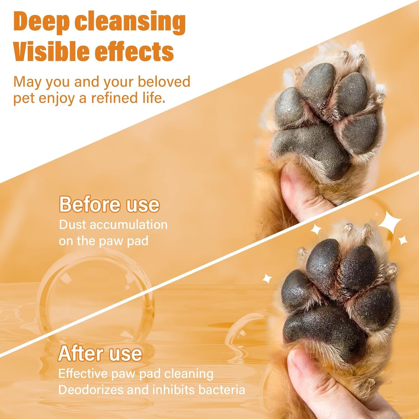 Paw Cleaner for Dogs and Cats,Magic Foam