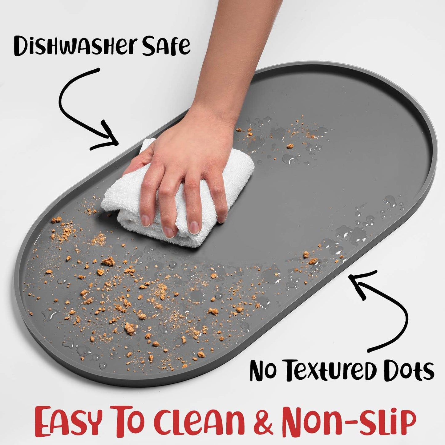 Dog Food Mat - Waterproof Dog Bowl Mat