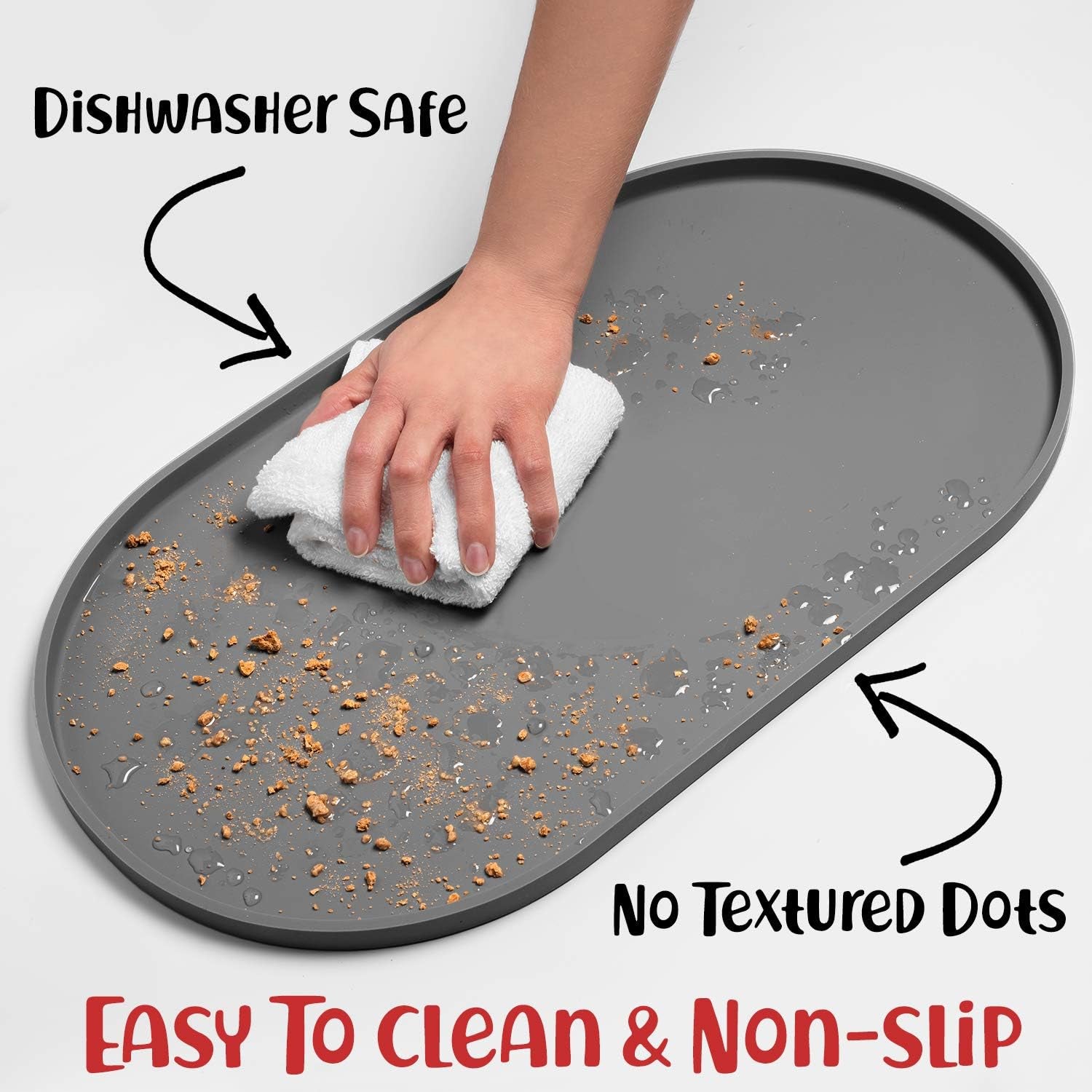 Dog Food Mat - Waterproof Dog Bowl Mat