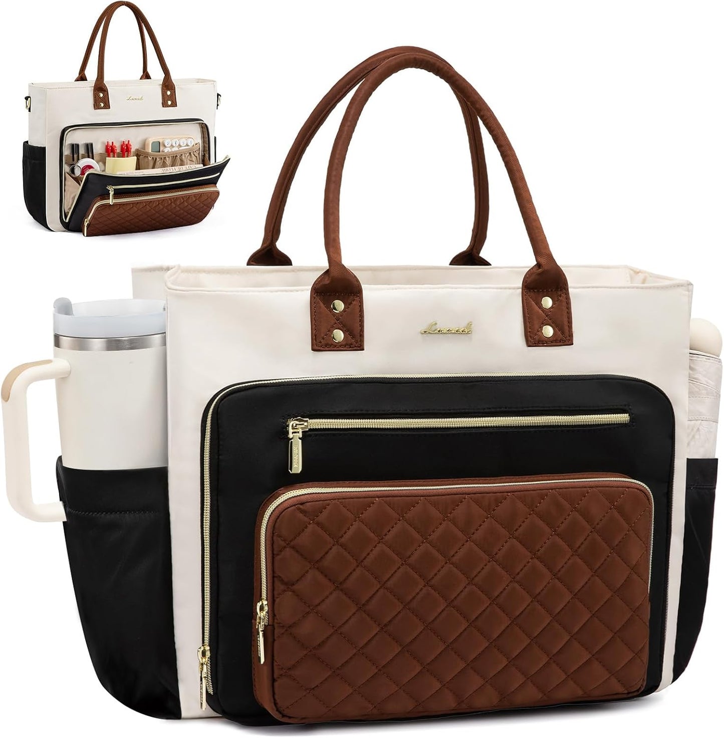 Teacher Tote Bag for Women Work, Laptop