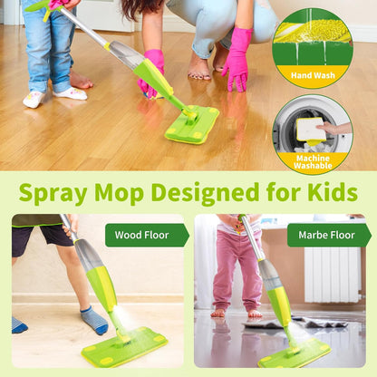 Kids Spray Mop, Fun & Functional Toddler