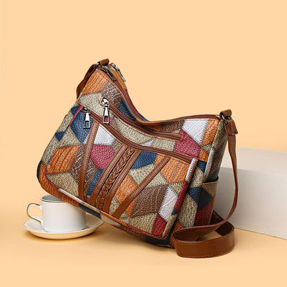 Trendy Crocodile Print Soft Leather Tot