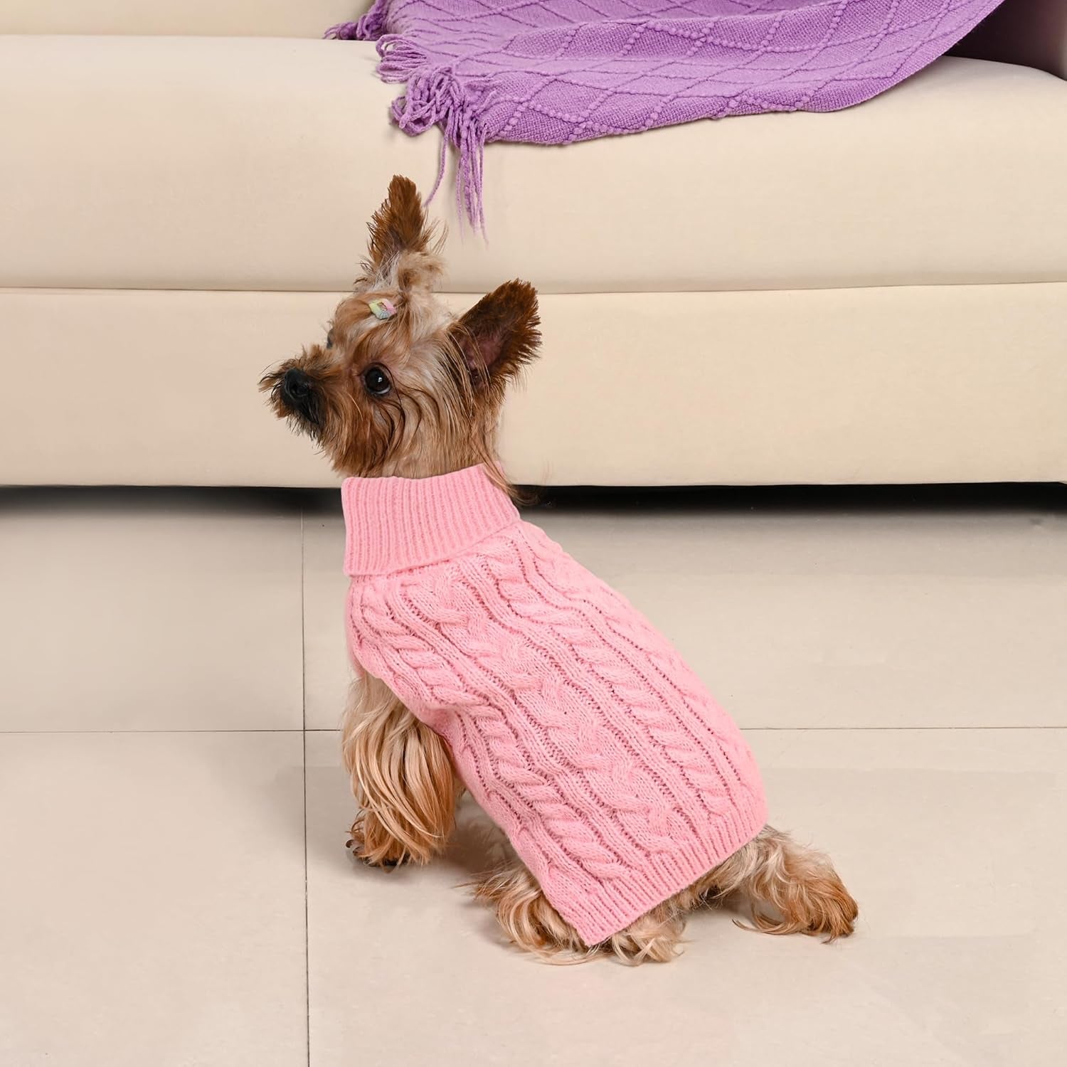 2 Pack Dog Sweaters for Small Dog Winter