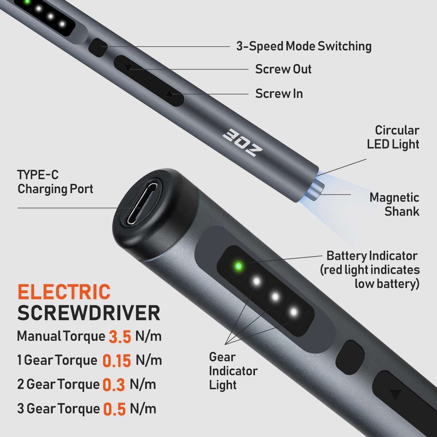 Electric Screwdriver, Mini Precision