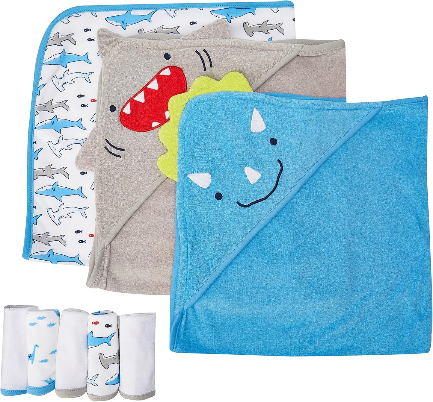 BabyGirls 8Piece Towel and Washcloth Set