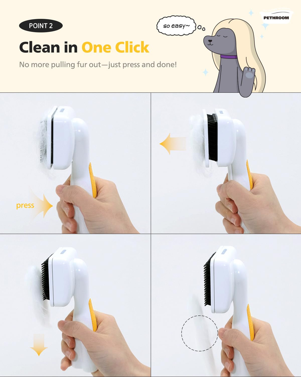 []Healing Slicker Brush&Easy Facial Comb