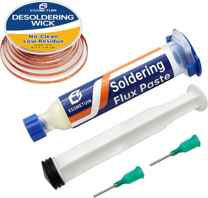 Desoldering Wick and Soldering Flux 
