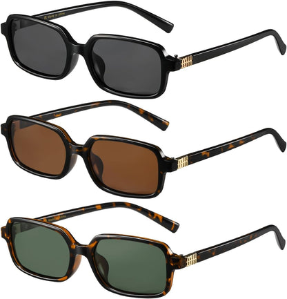 Polarized Narrow Rectangle Sunglasses