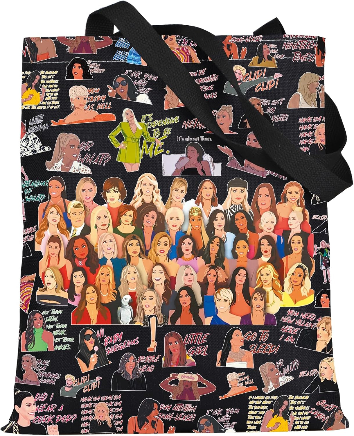 Funny Housewives TV Show Tote Bag 