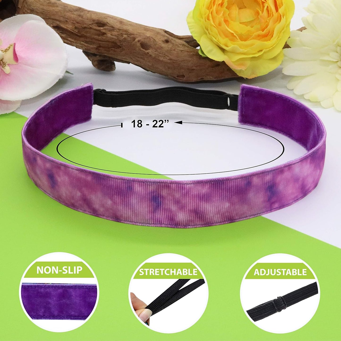 Headbands for Girls - 6 Adjustable