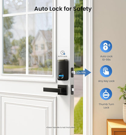 KS02A Fingerprint Keyless Entry Door Lock