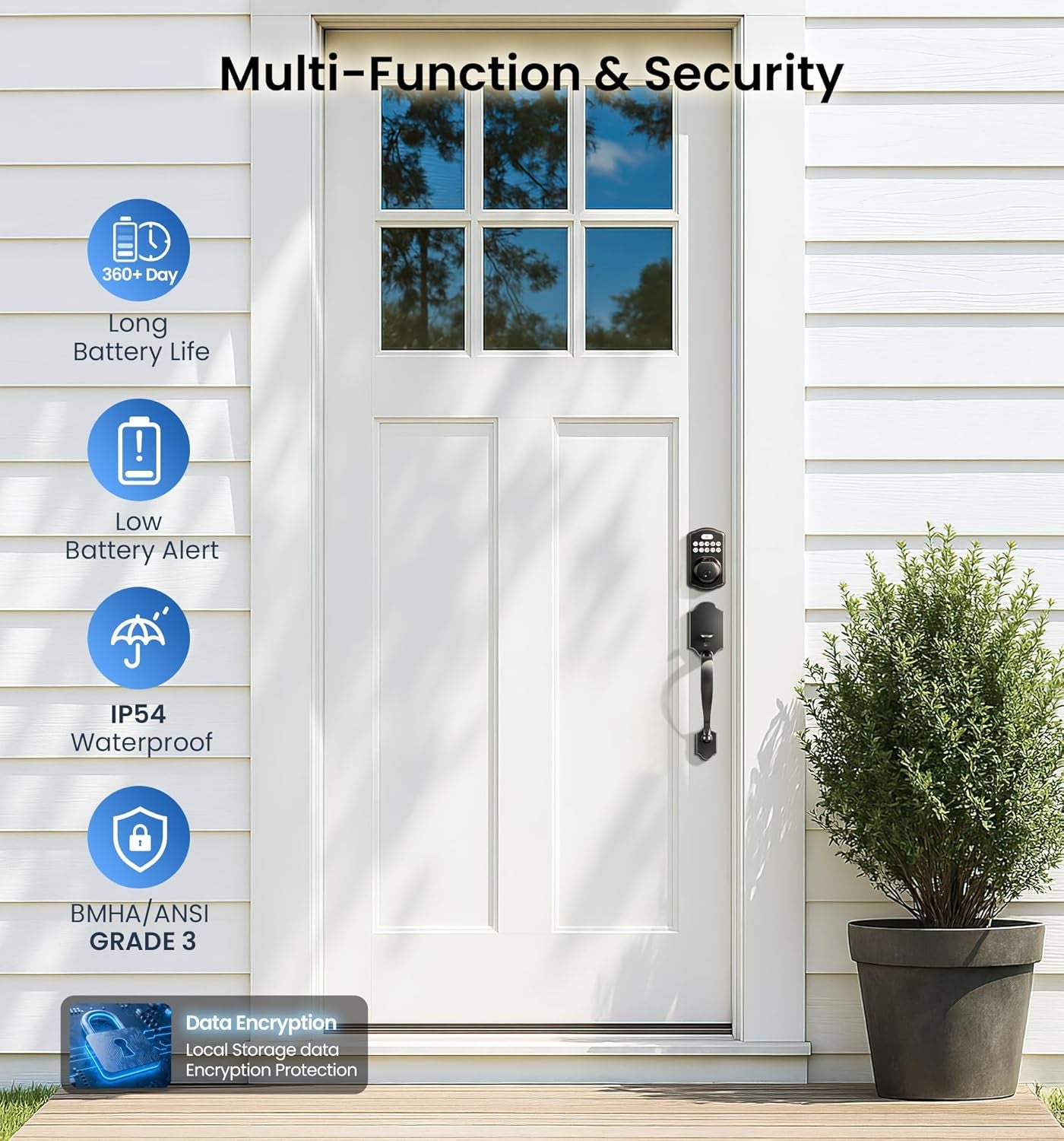 KS02A Fingerprint Keyless Entry Door Lock